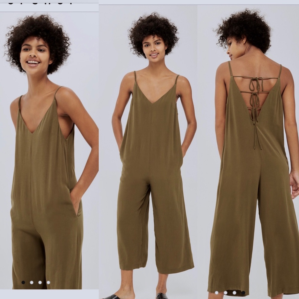 Topshop - Tie Back Jumpsuit